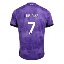 Liverpool Luis Diaz #7 Tredjedrakt 2023-24 Kortermet